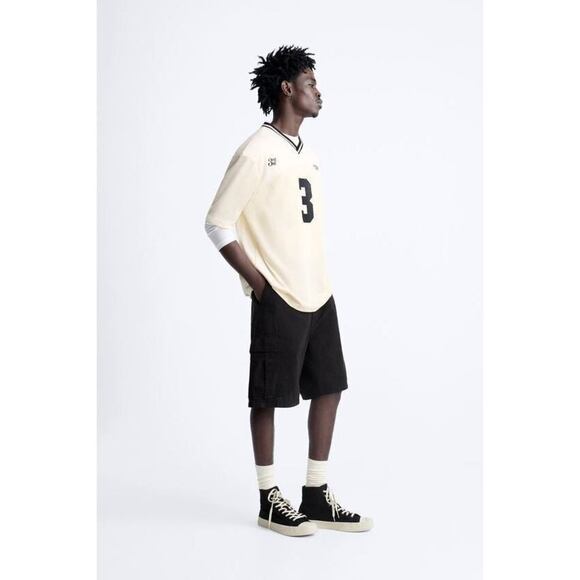 Zara Other - COTTON CARGO SHORTS